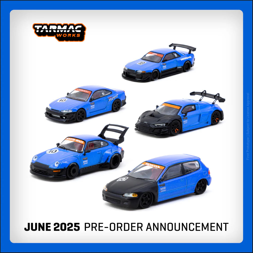 Tarmac Works 10TH Anniversary 5 Car Box Set