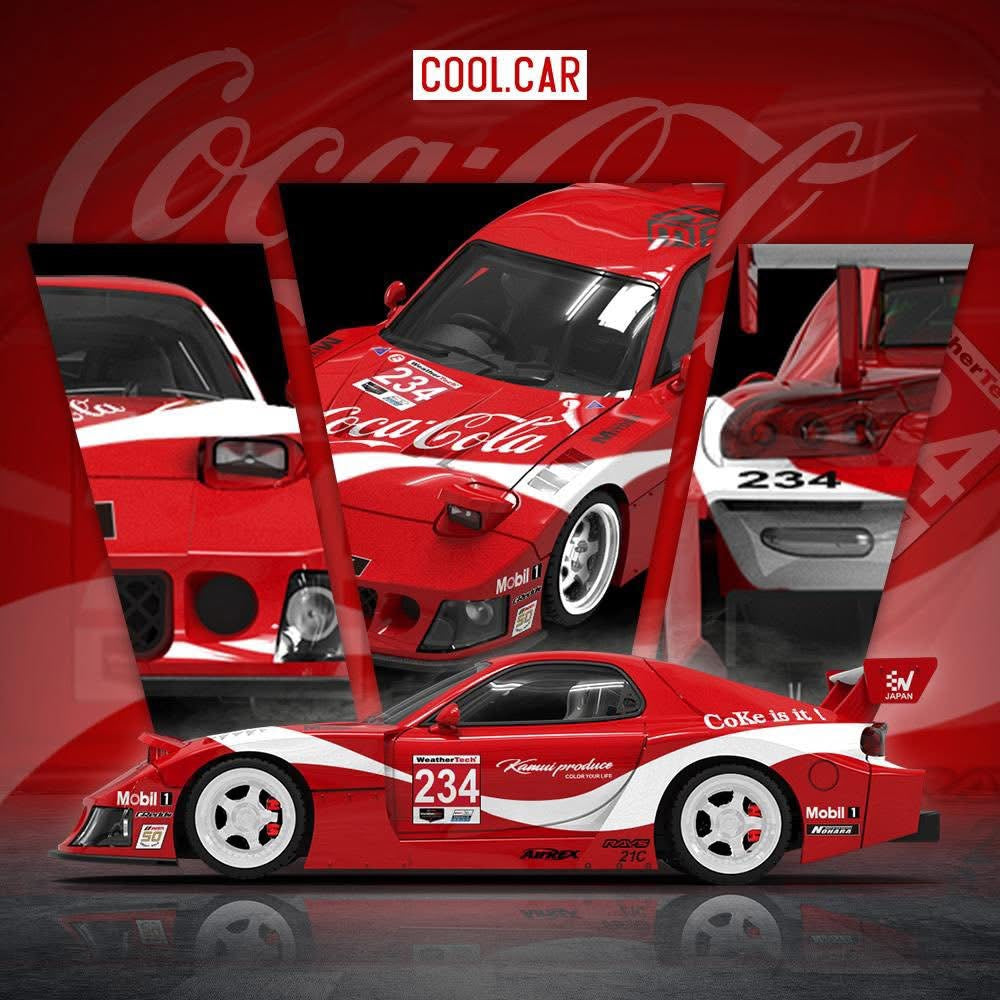Cool Car Mazda RX7 Coca Cola