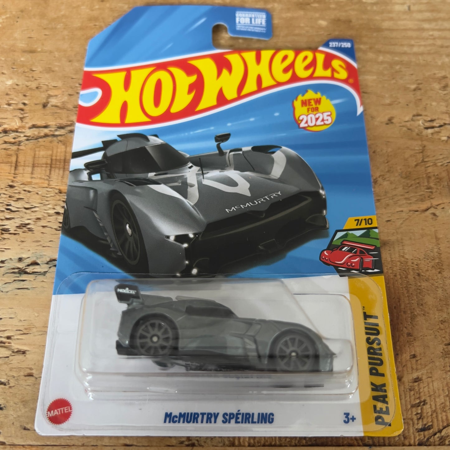 Hot Wheels Mainline US Card McMurtry Speirling