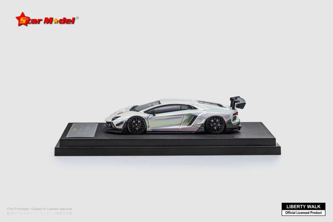 Star Model LBWK Lamborghini Aventador LP700-4 Electroplated White