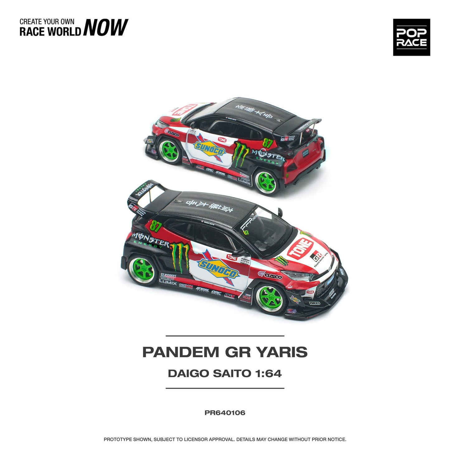 Pop Race Pandem Toyota GR Yaris