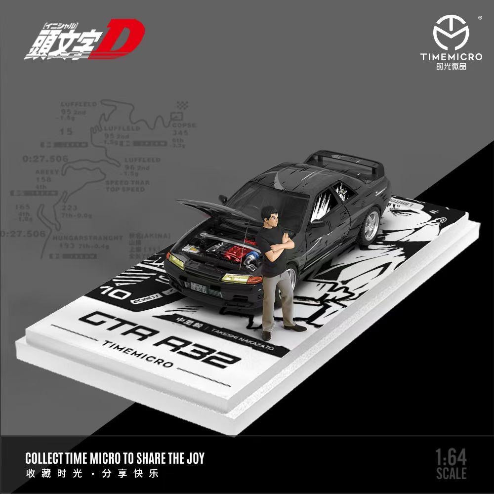 Timemicro Inital D Nissan Skyline R32 GTR Anime With Figure
