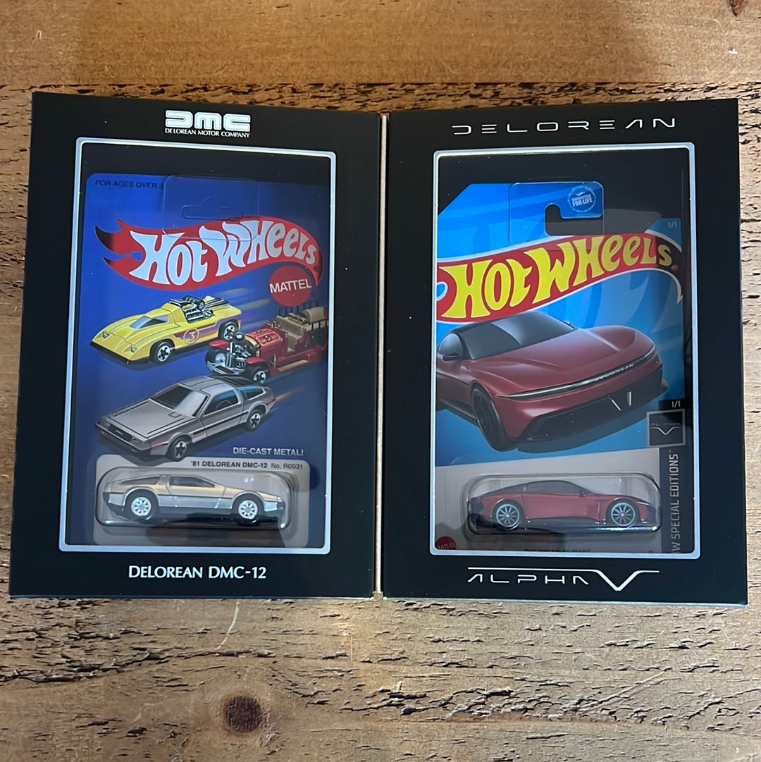 Hot Wheels DMC Delorean Alpha V Box Set