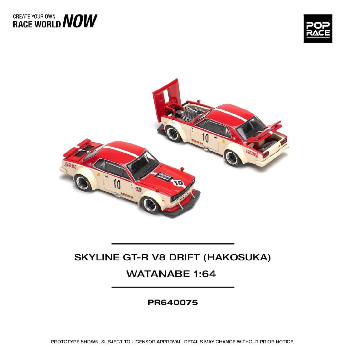 Pop Race Nissan Skyline GTR V8 Hakosuka