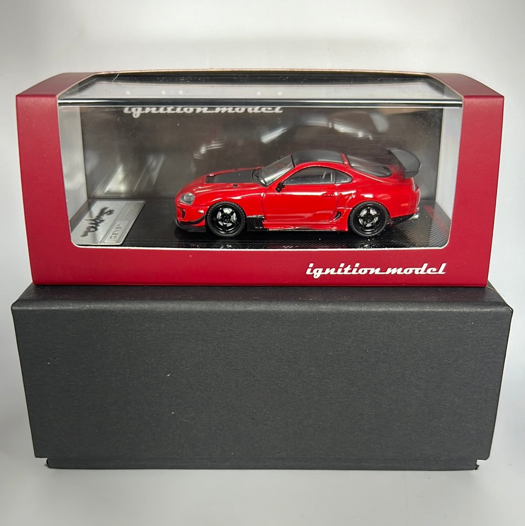 Ignition Model Toyota Supra RZ JZA80 Red