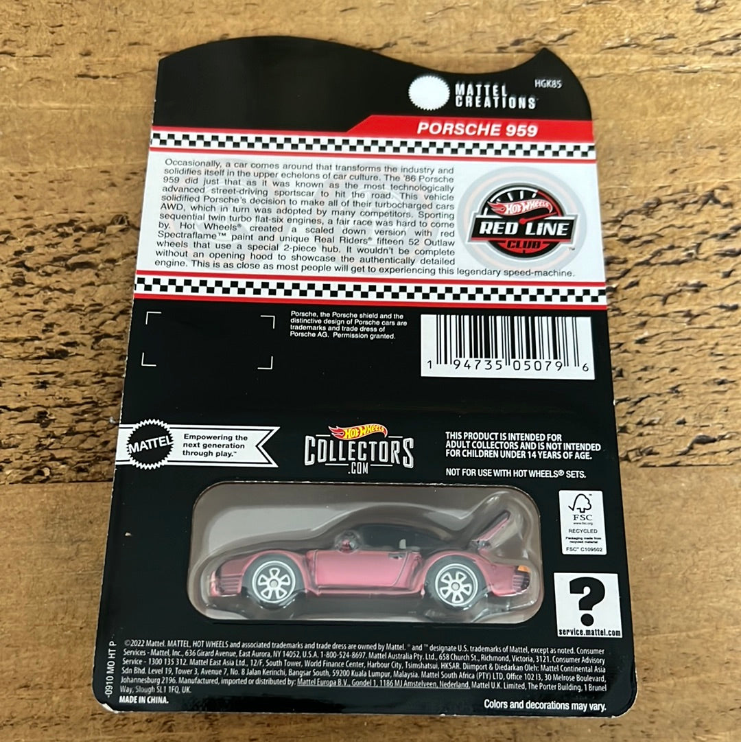 Hot Wheels RLC Porsche 959