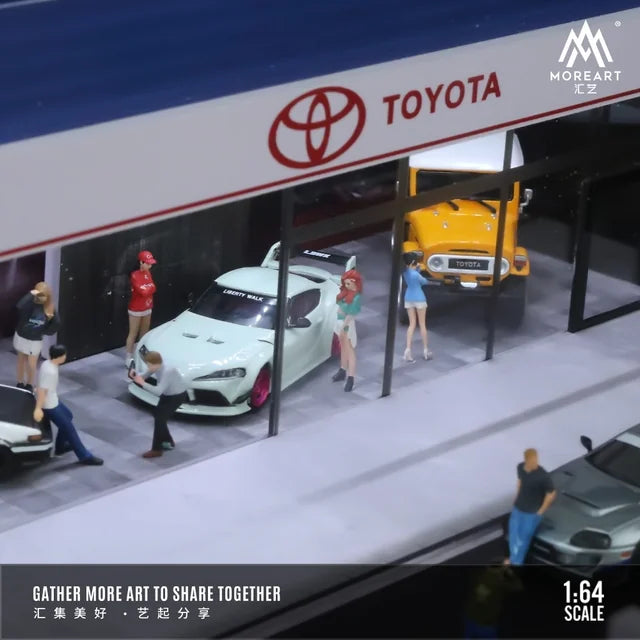 MoreArt Diorama Toyota Dealership Showroom