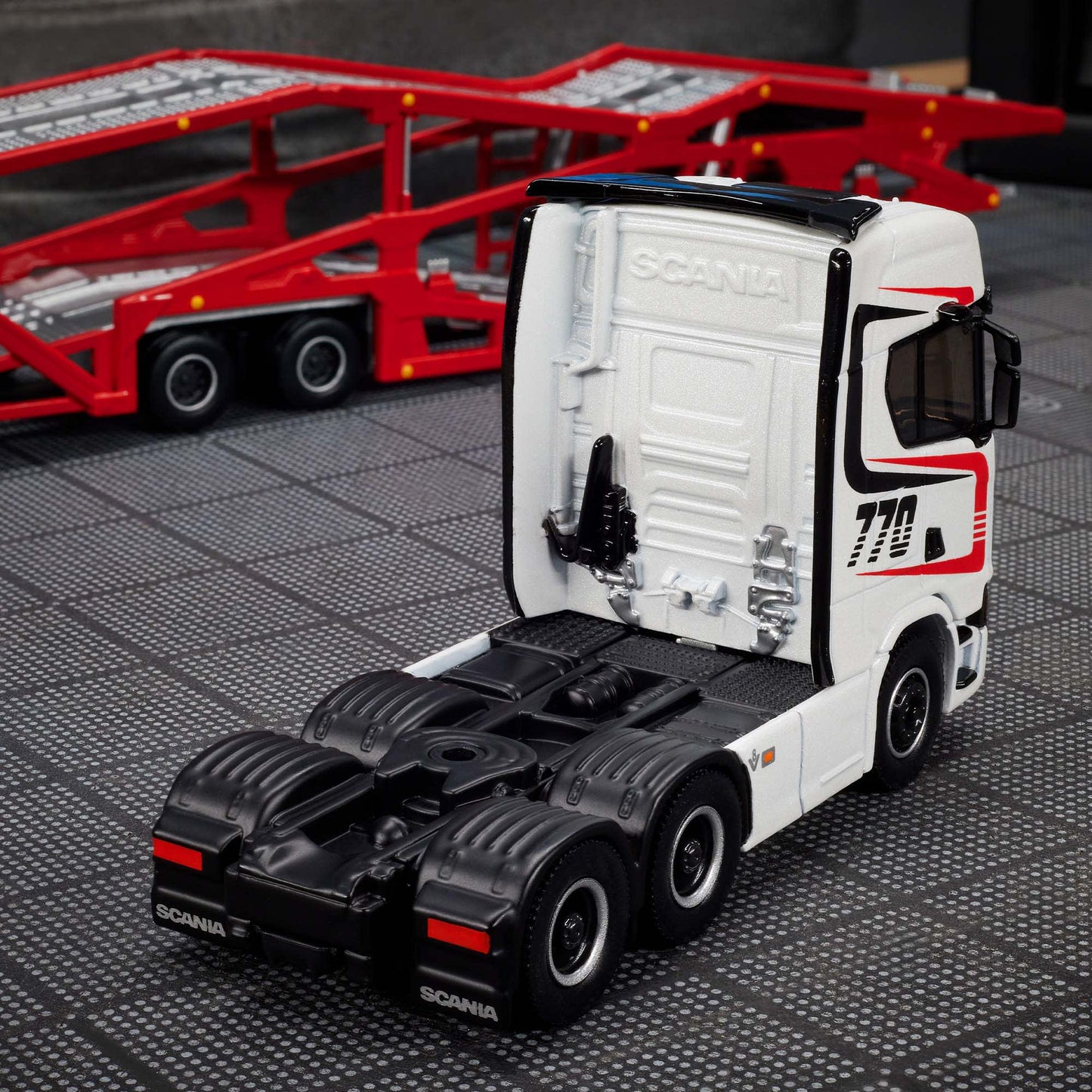 Hot Wheels Elite 64 Scania 770 S Car Transporter
