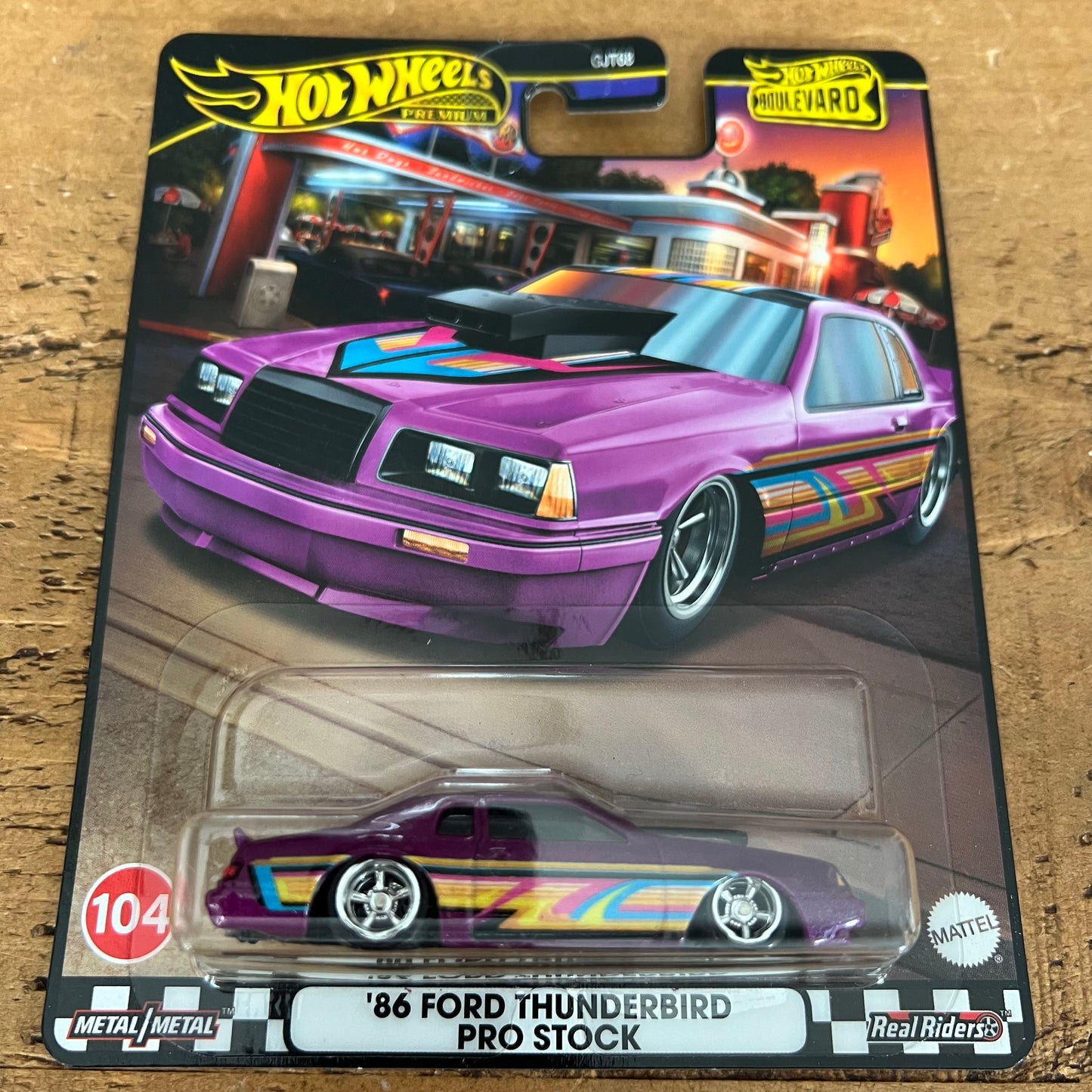 Hot Wheels Premium Boulevard 86 Ford Thunderbird Pro Stock