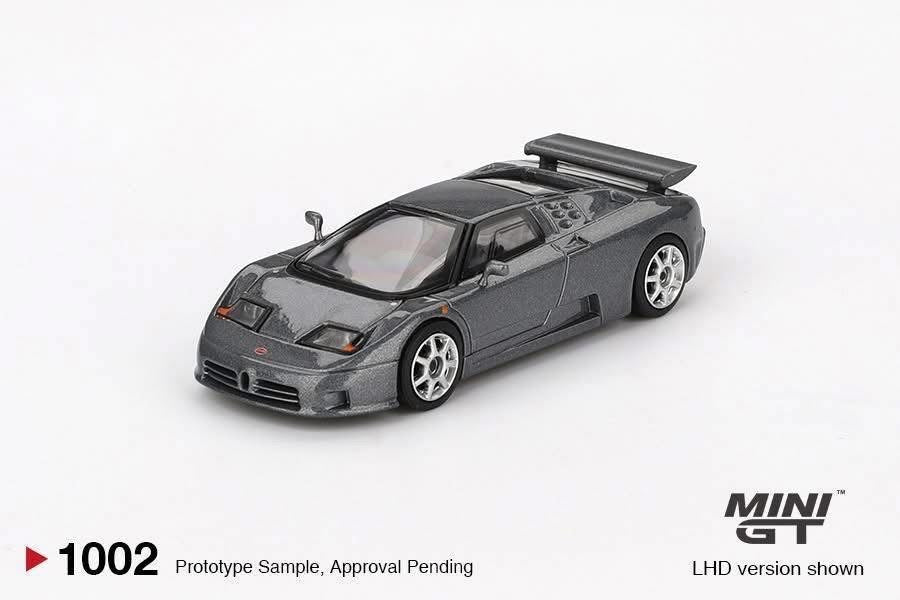 Mini GT Bugatti EB110 Super Sport Grigio Scuro #1002
