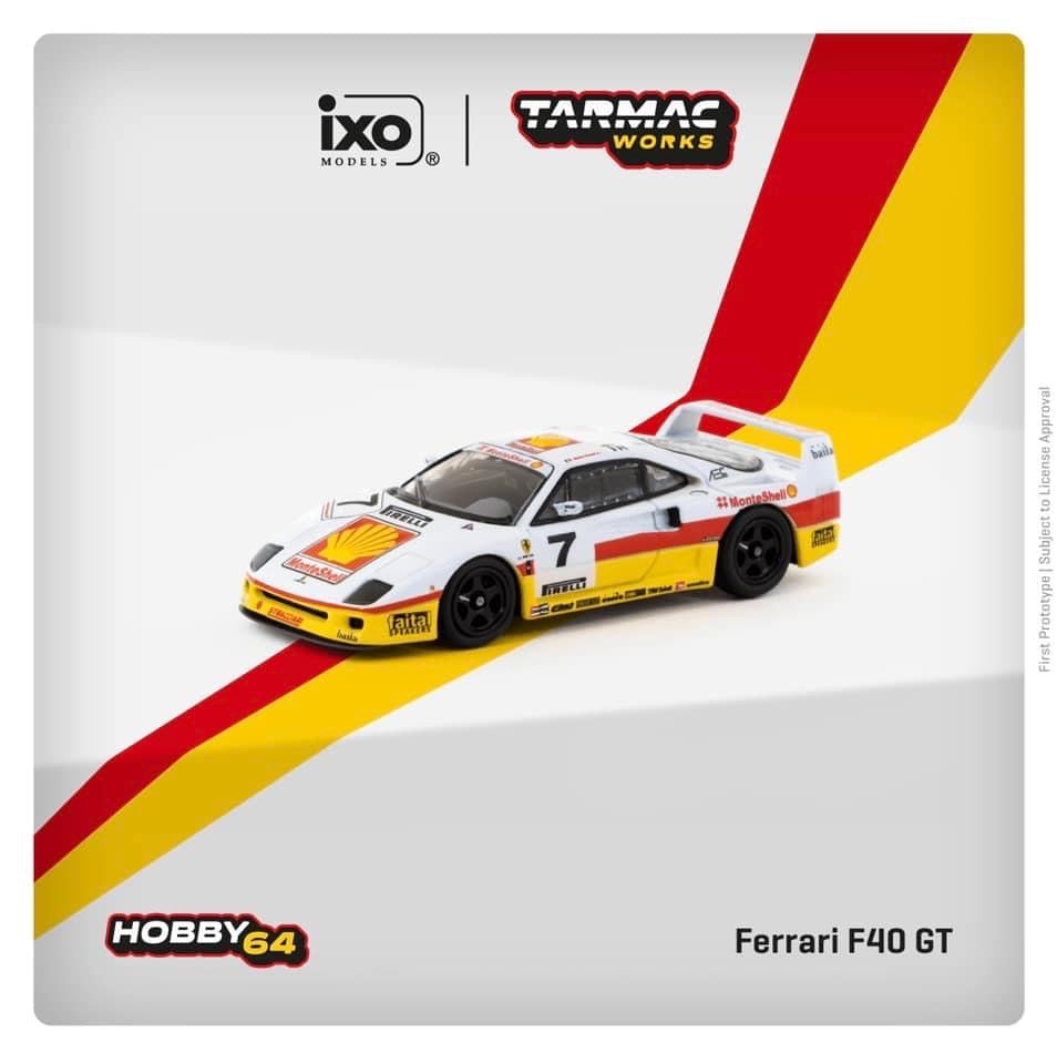 Tarmac Works x Ixo Model Ferrari F40 GT Shell