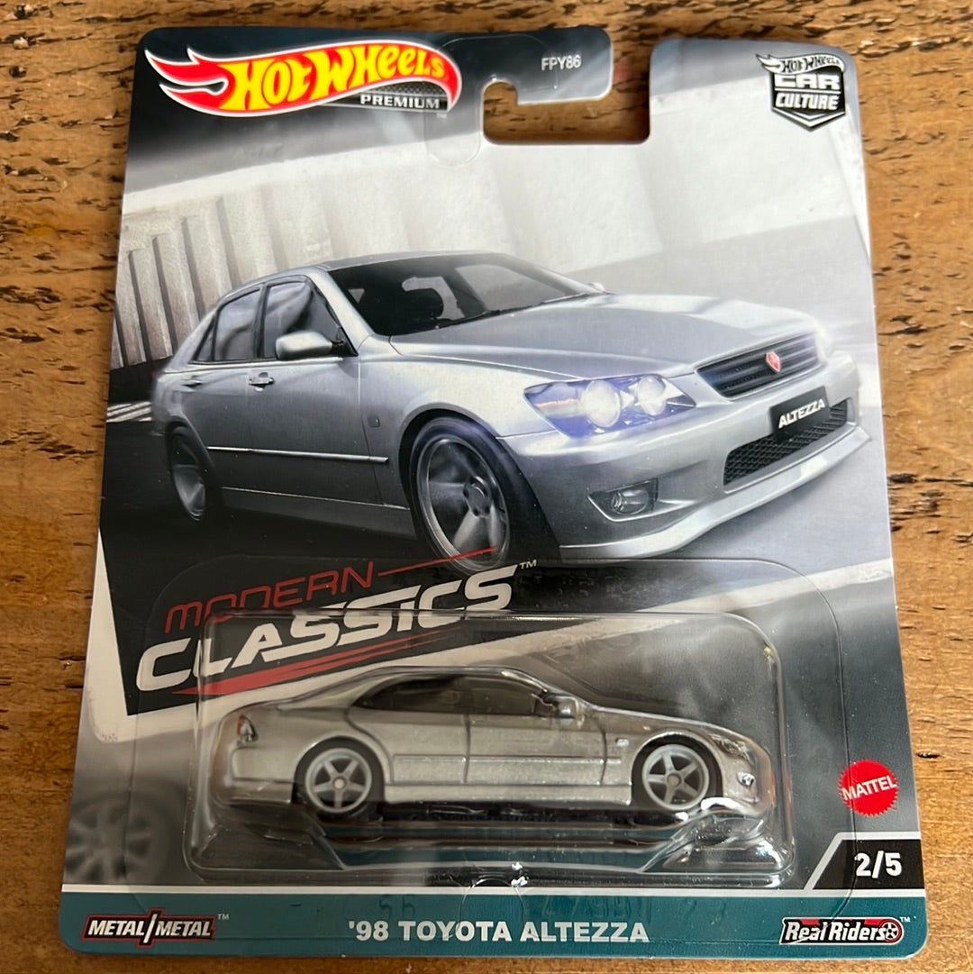 Hot Wheels Premium Modern Classics 98 Toyota Altezza