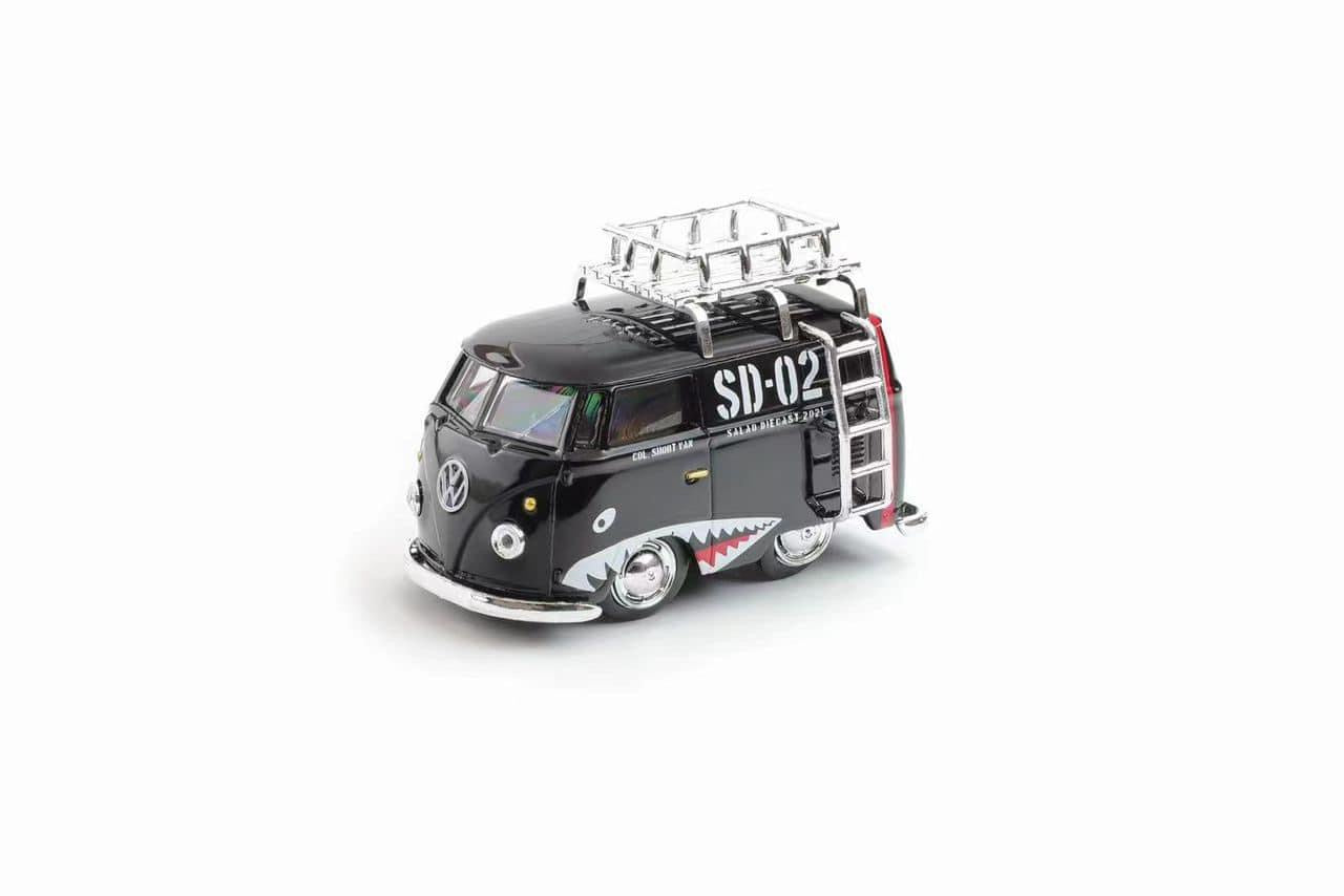 HY Model Volkswagen T1 Bus Black Shark Electroplated