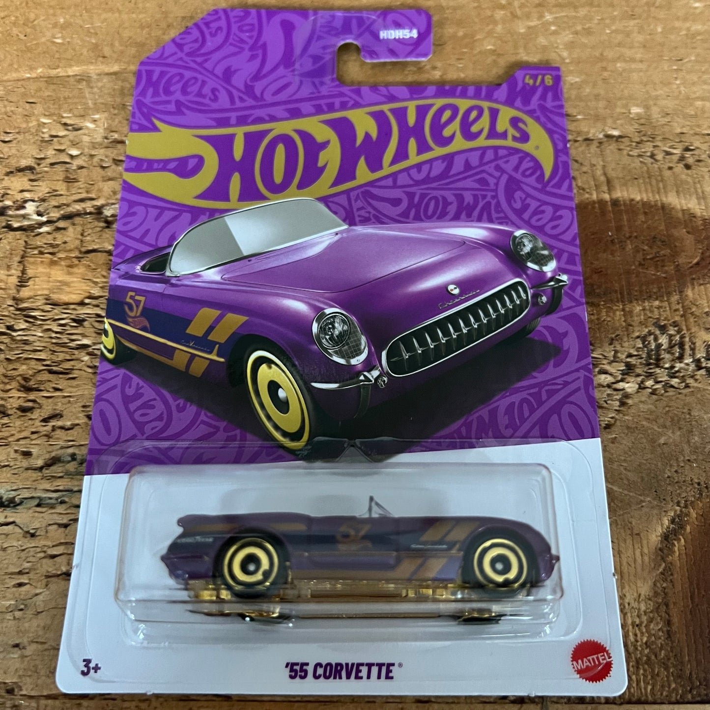 Hot Wheels US Exclusive Pearl & Chrome 55 Chevrolet Corvette