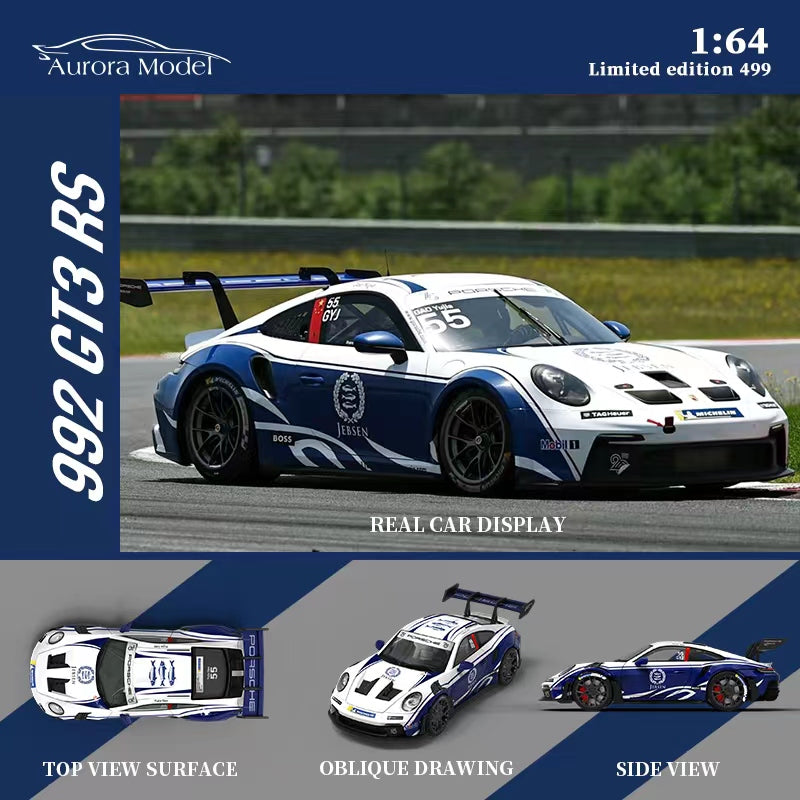 Aurora Model Porsche 992 GT3 RS White