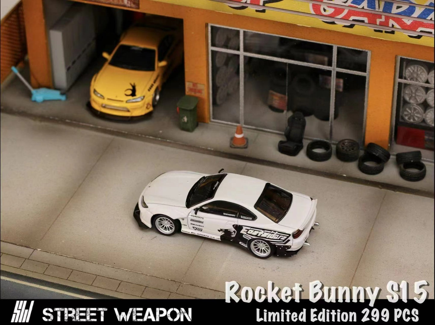 Street Weapon Nissan S15 Silvia Rocket Bunny White