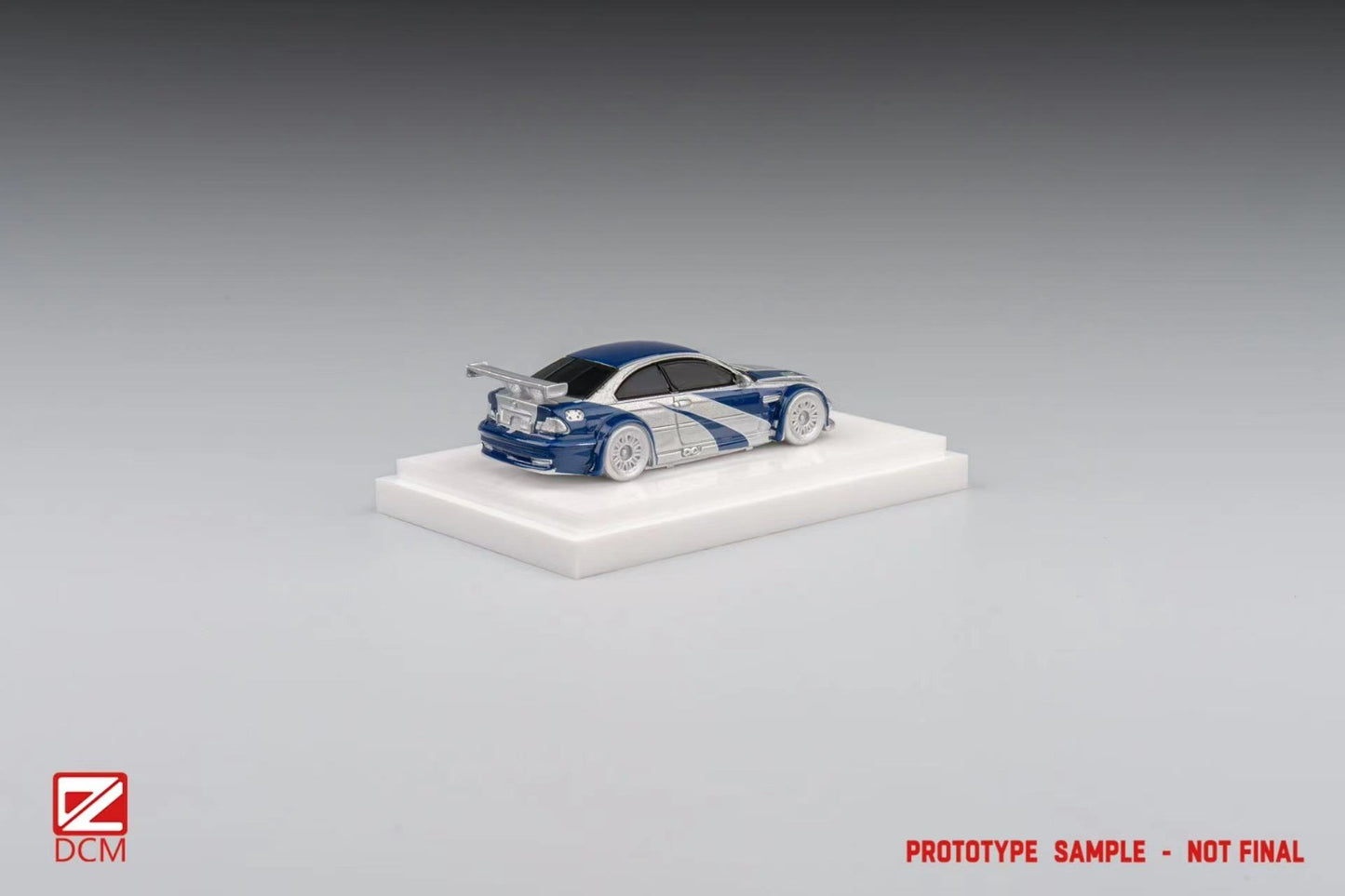 DCM Model BMW E46 M3 GTR Need For Speed 1/87 Scale