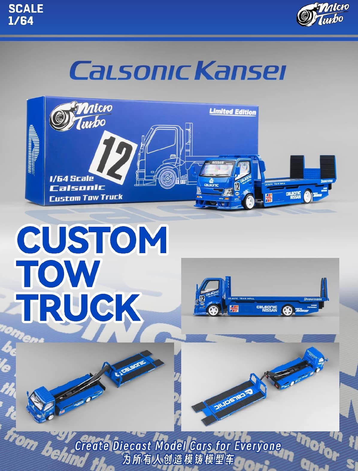 Micro Turbo Calsonic Custom Tow Truck