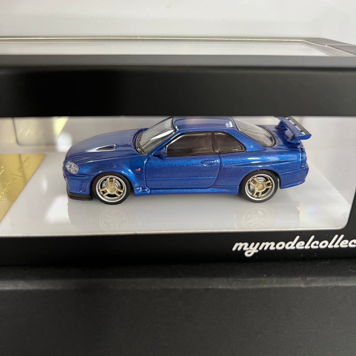 My Model Collect Nissan Skyline R34 GTR Bayside Blue
