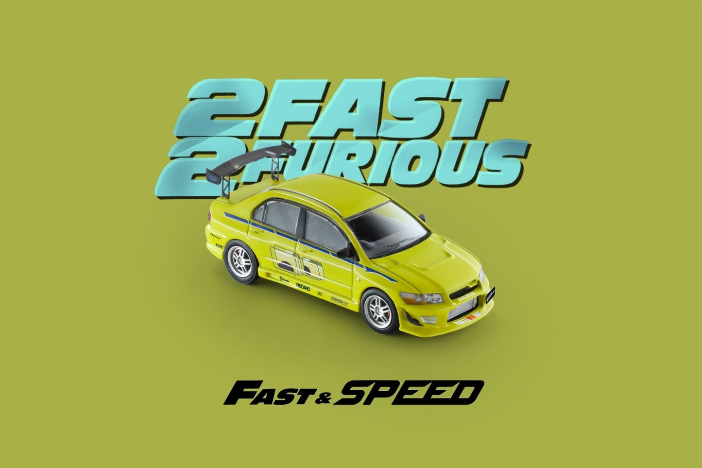 Fast & Speed Mitsubishi Lancer Evolution 2 Fast 2 Furious