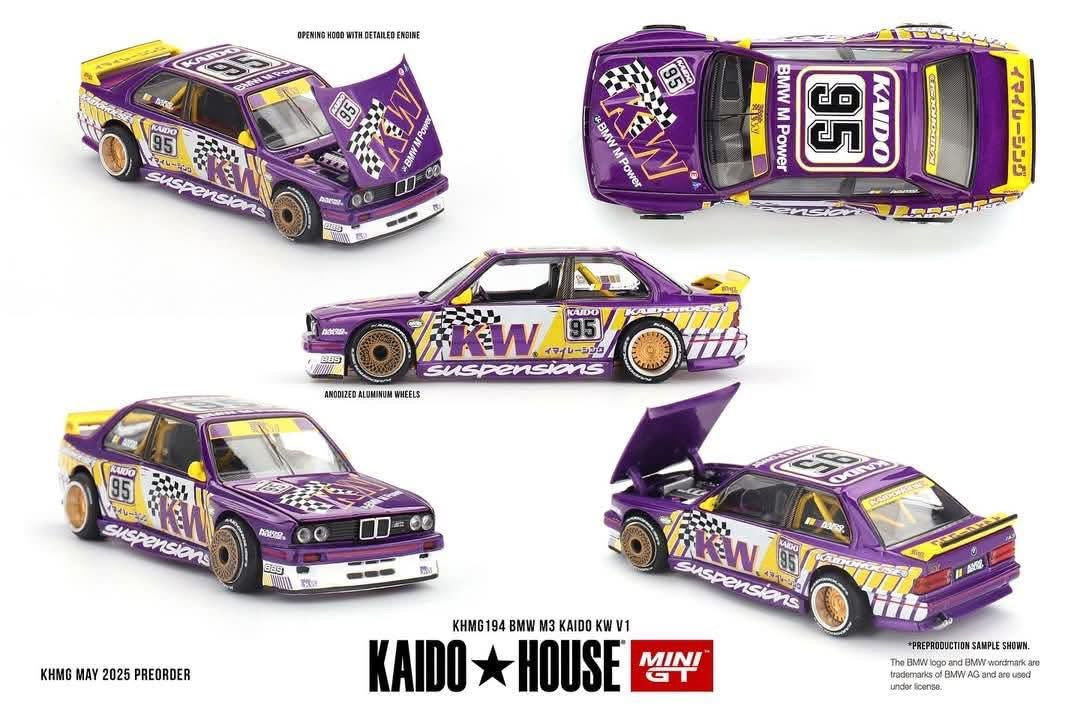 Mini GT x Kaido House BMW E30 M3 KW #194