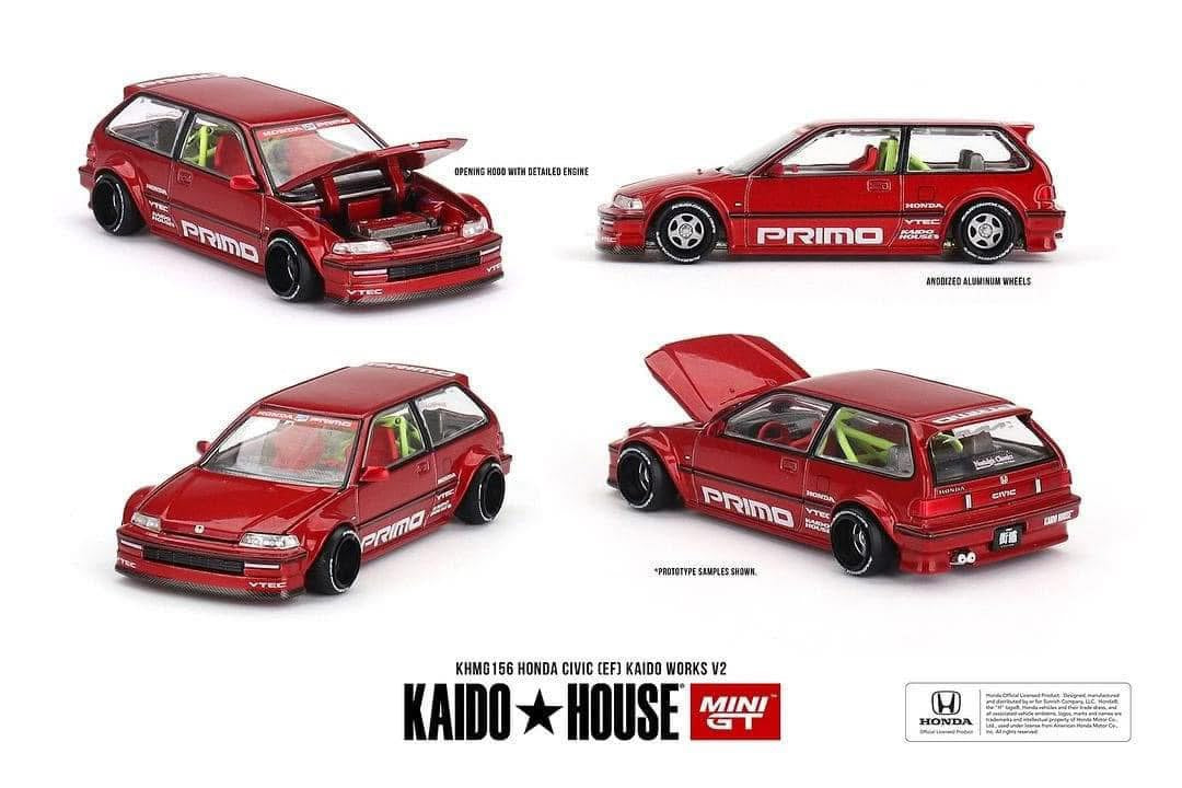 Mini GT x Kaido House Honda Civic EF V2 #156