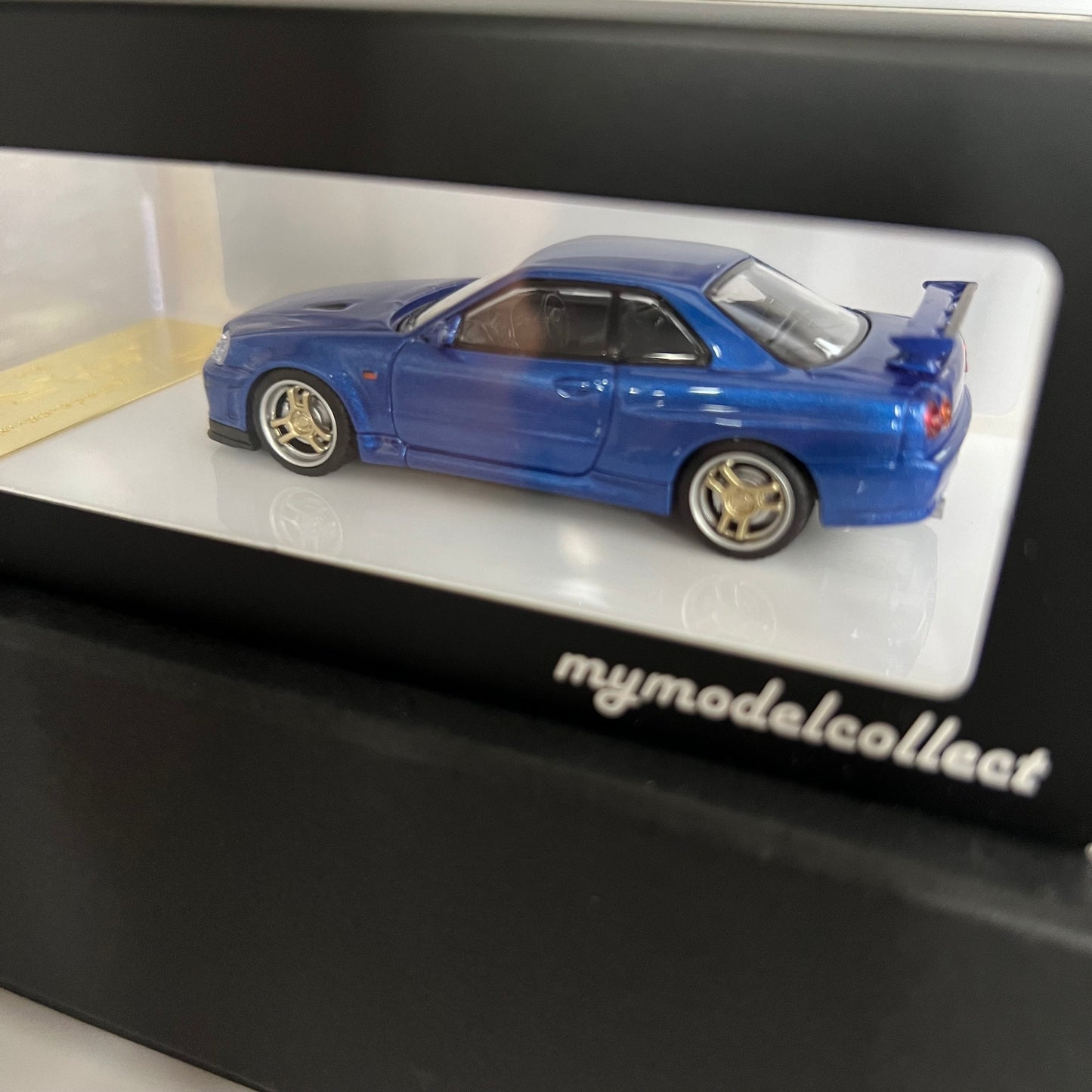 My Model Collect Nissan Skyline R34 GTR Bayside Blue