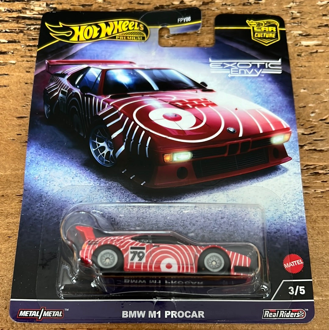 Hot Wheels Premium Exotic Envy BMW M1 Pro Car