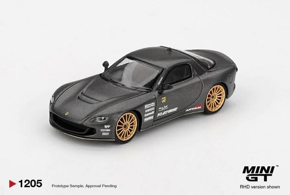 Mini GT Mazda RX7 RE-Amemiya Matsumoto Koku 3 Rotor NA-7 TAS #1205