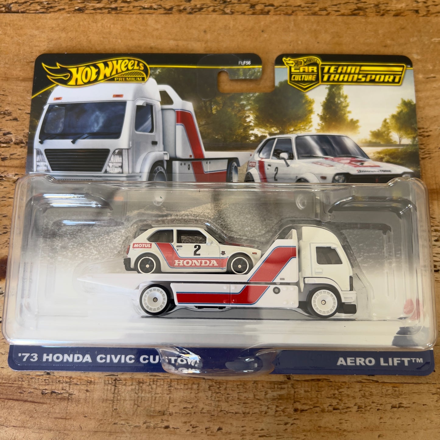 Hot Wheels Team Transport 73 Honda Civic Custom & Aero Lift