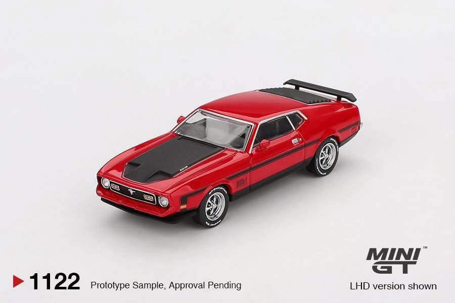 Mini GT Ford Mustang Mach 1 1971 Race Red #1122