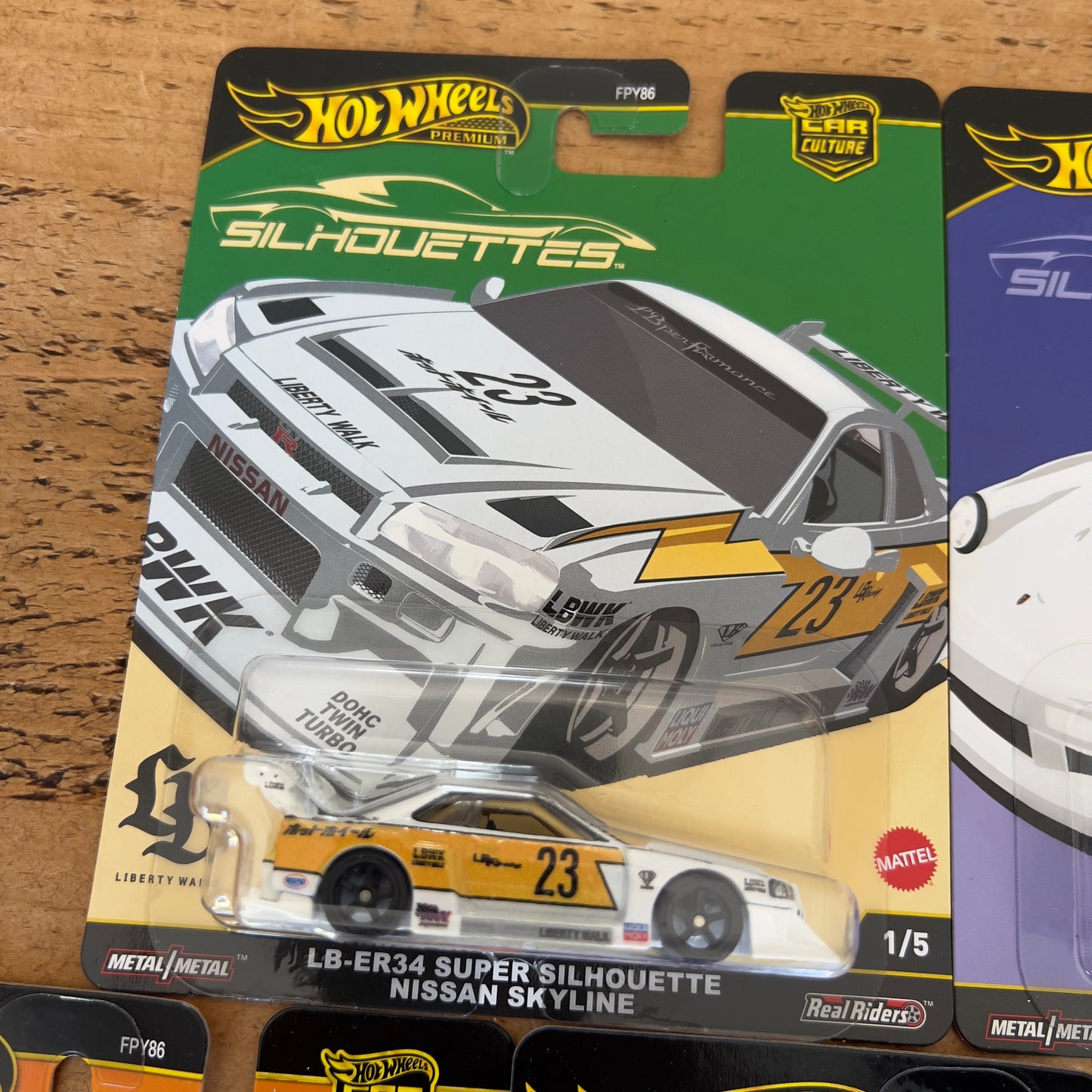 Hot Wheels Premium Silhouettes Set Of 5