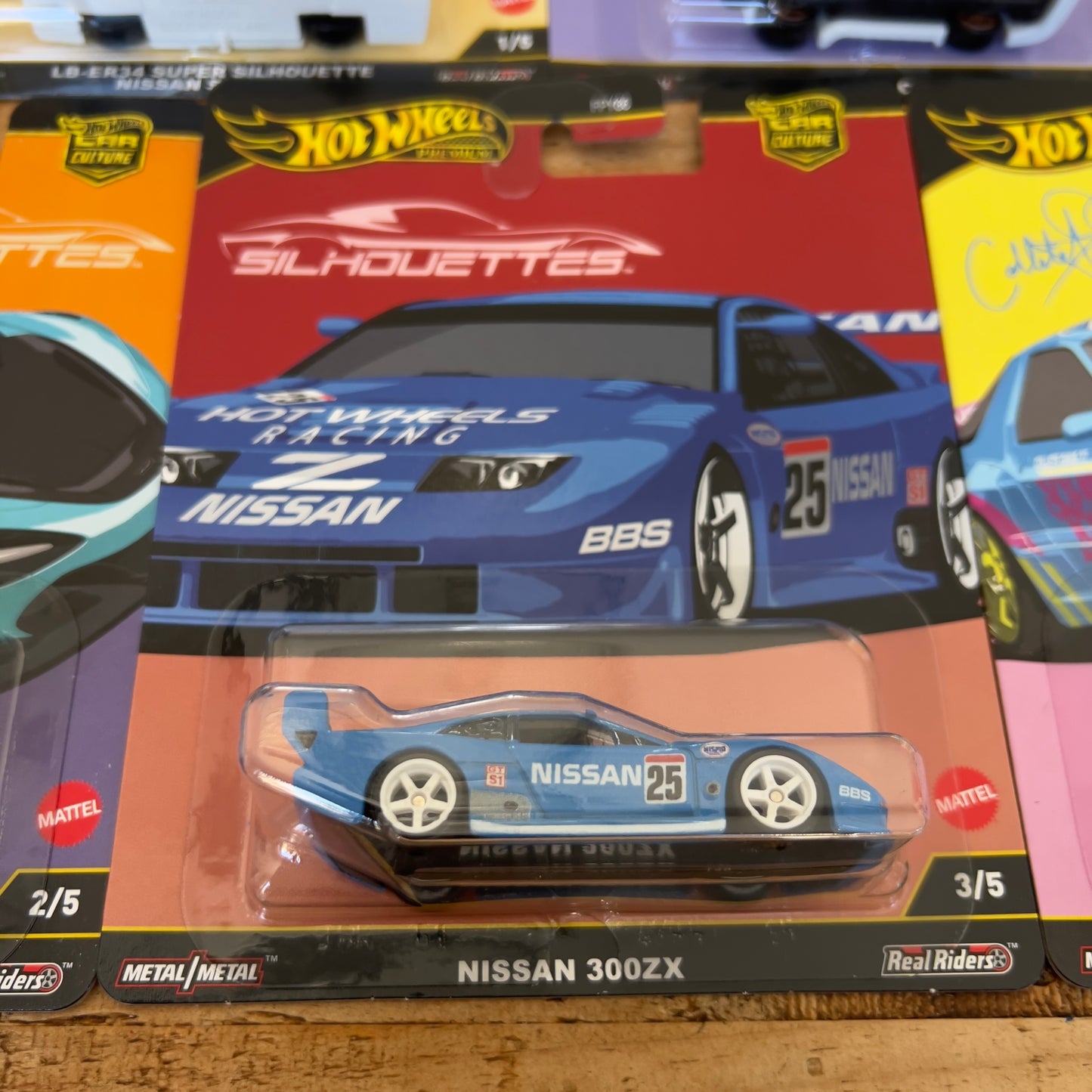 Hot Wheels Premium Silhouettes Set Of 5