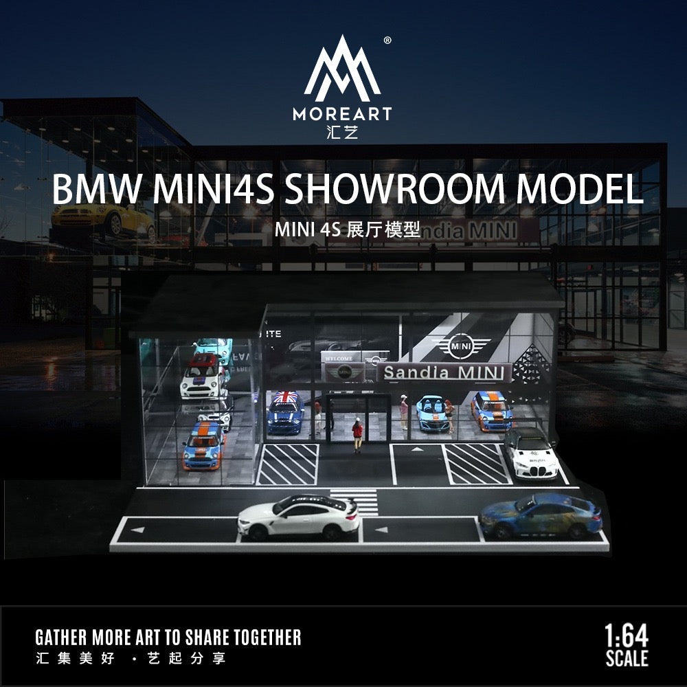 MoreArt Diorama BMW Mini Dealership Showroom