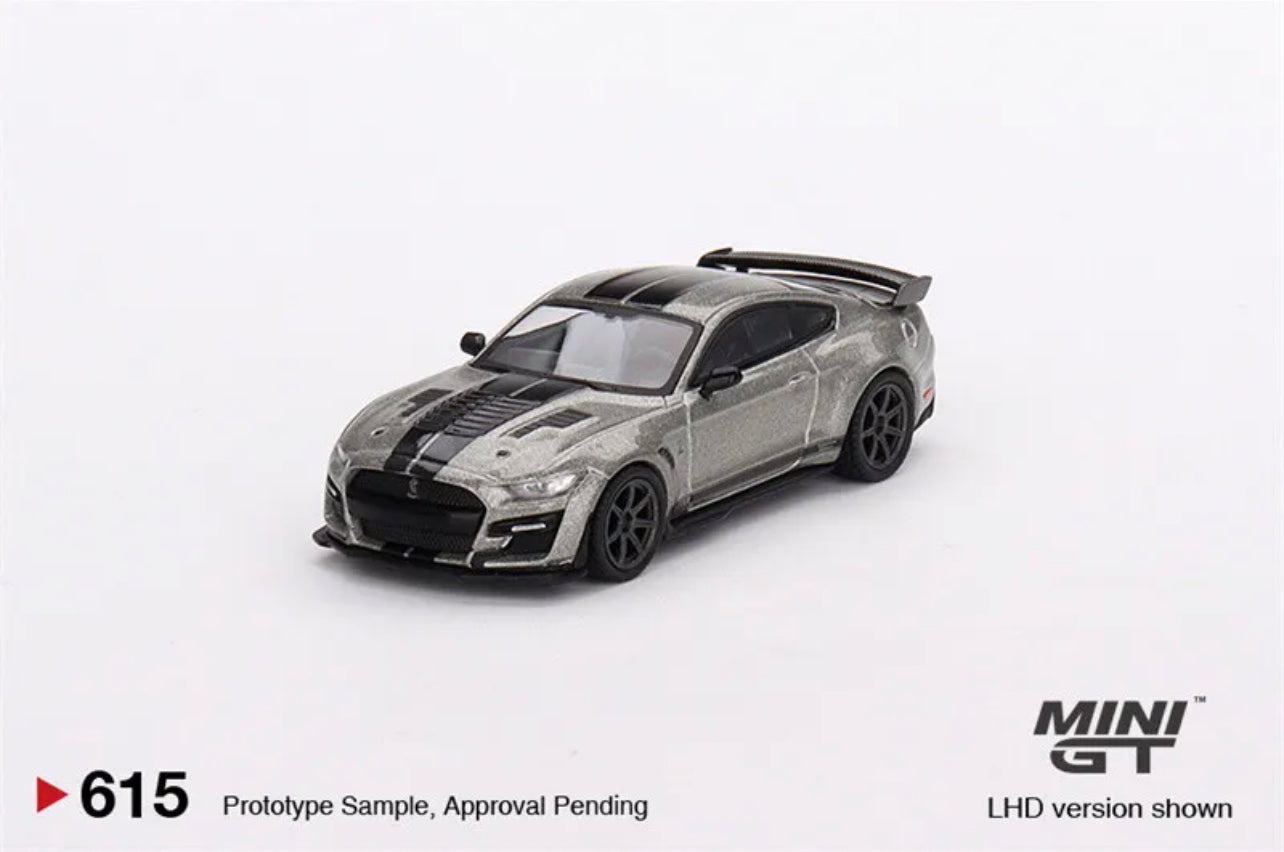 Mini GT Shelby GT500 SE Widebody Pepper Grey Metallic #615