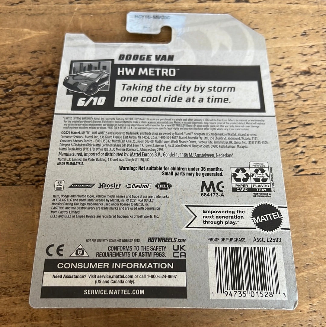 Hot Wheels Super Treasure Hunt Dodge Van