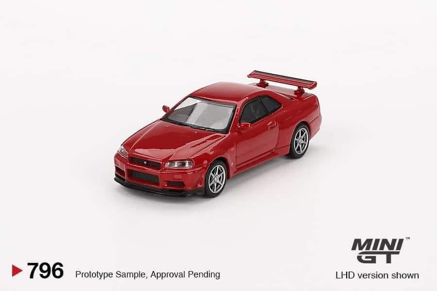 Mini GT Nissan Skyline R34 GTR V Spec #796