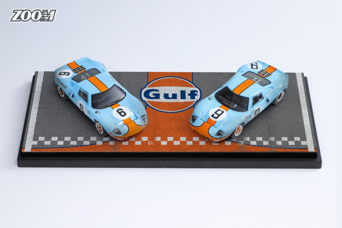 Zoom Model Ford GT40 MK1 Gulf 2 Car Set