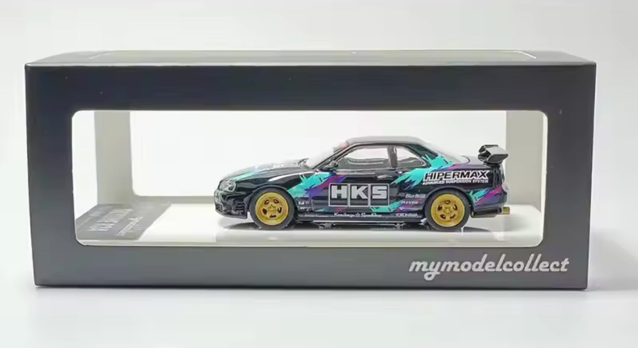 Model Collect Nissan Skyline R34 GTT HKS