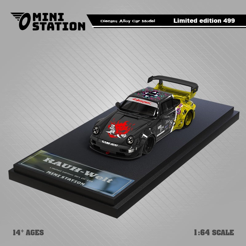 Mini Station Porsche 964 RWB Cyberpunk