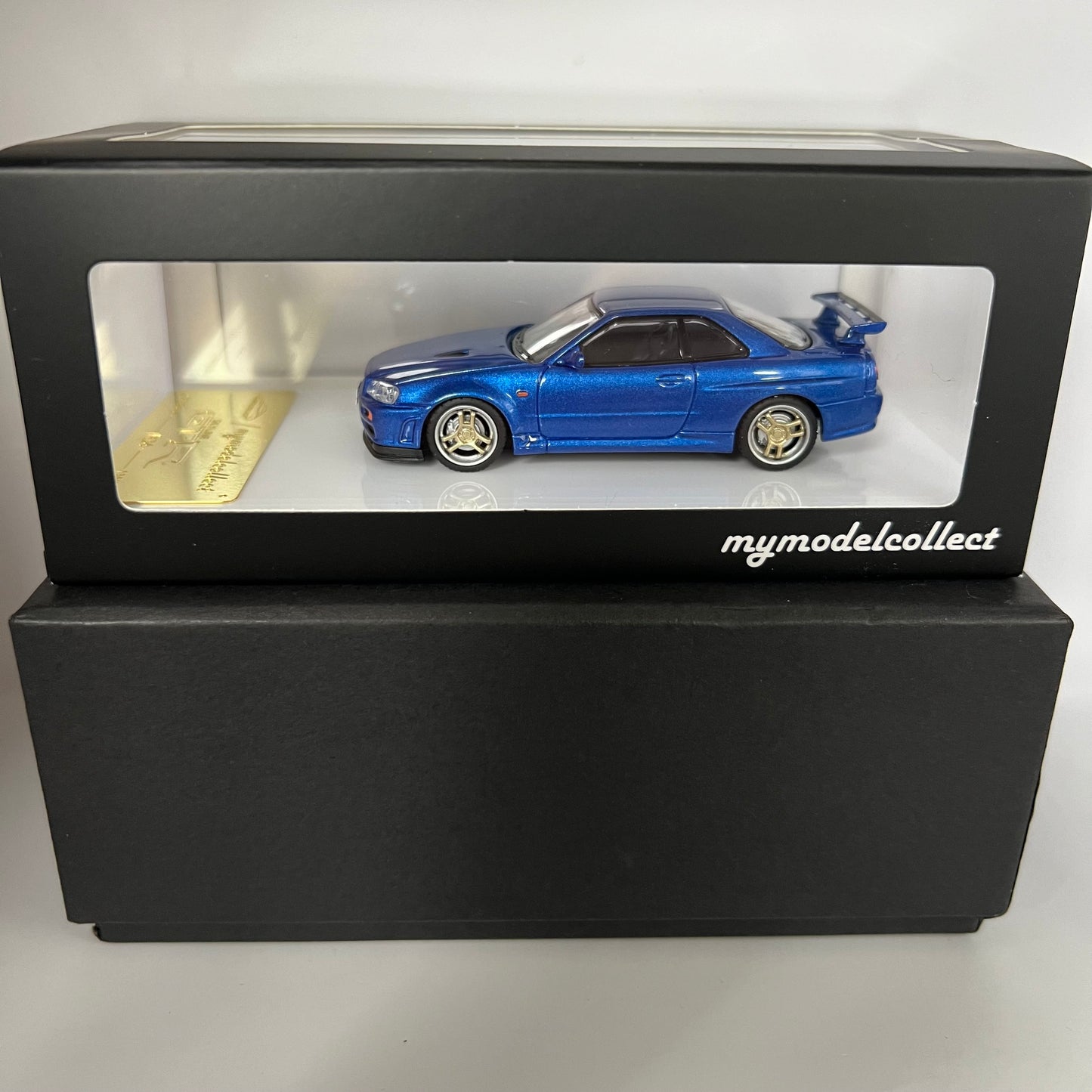 My Model Collect Nissan Skyline R34 GTR Bayside Blue