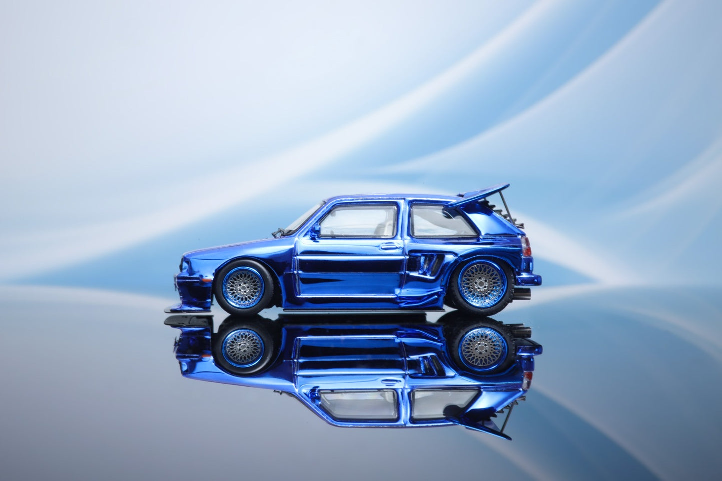Liberty64 Volkswagen Golf MK2 Blue Chrome