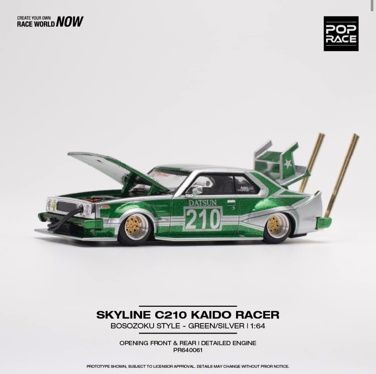 Pop Race Nissan Skyline C210 Bosozuku Style