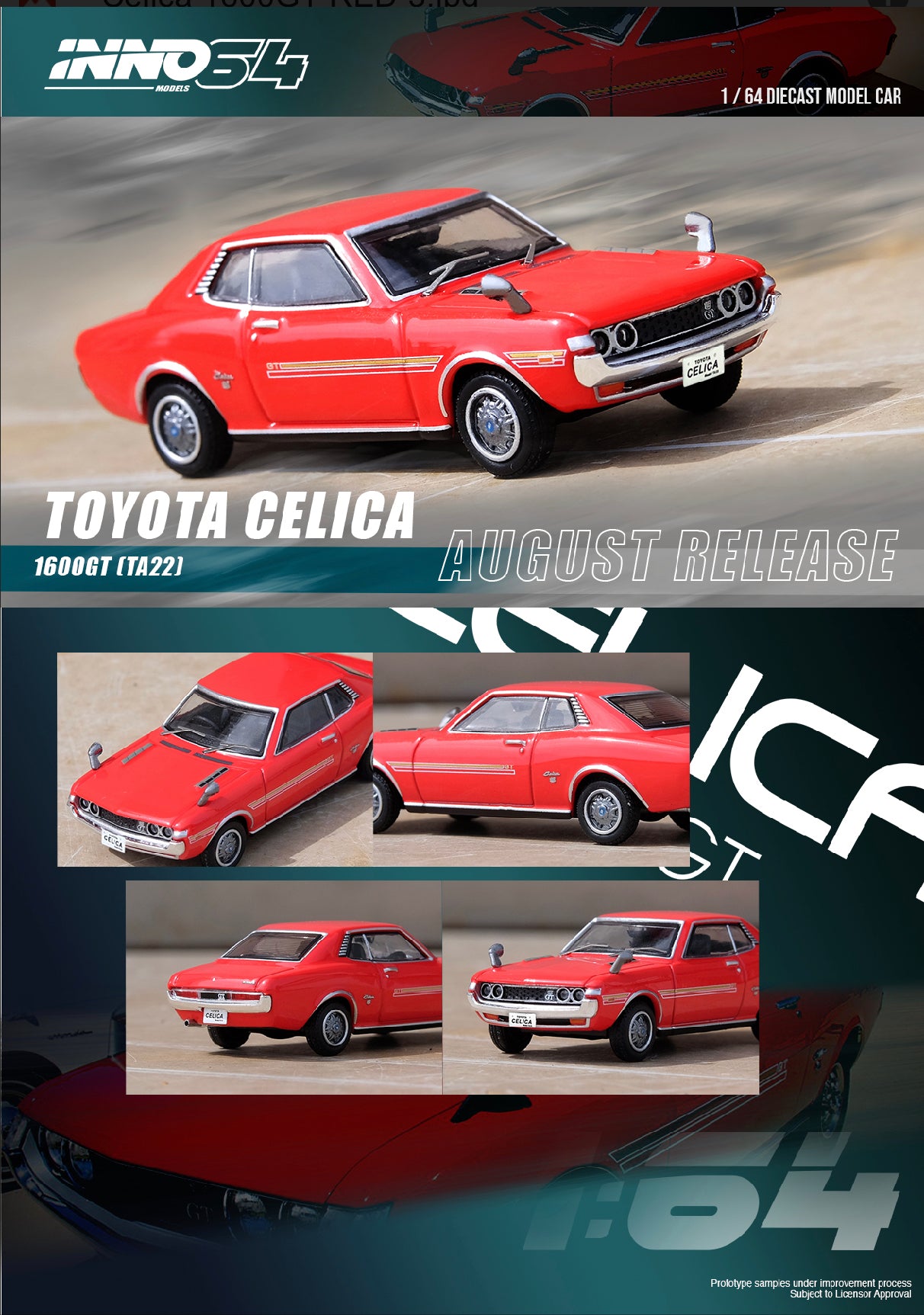Inno64 Toyota Celica 1600GT TA22