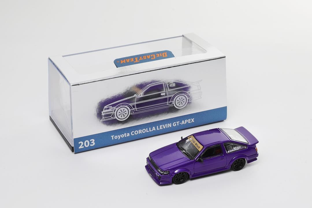 DCT Toyota AE86 Corolla Levin GT Apex Purple