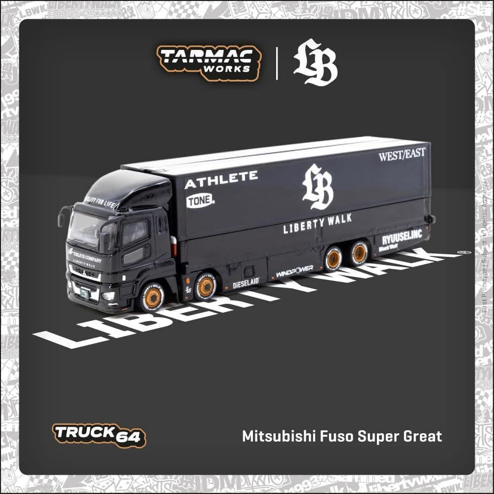 Tarmac Works Mitsubishi Fuso Super Great Liberty Walk LB Trucks