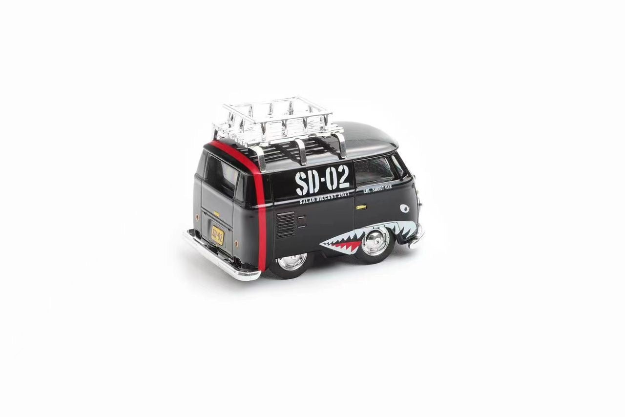 HY Model Volkswagen T1 Bus Black Shark Electroplated