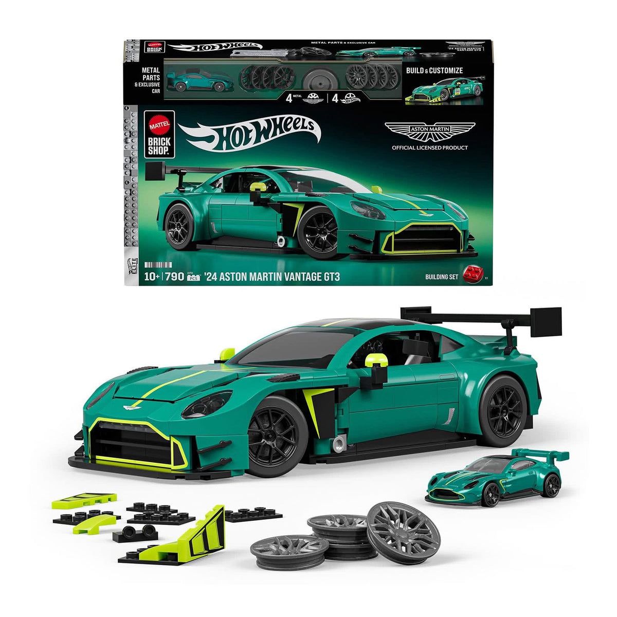 Hot Wheels Brick Shop ‘24 Aston Martin Vantage GT3
