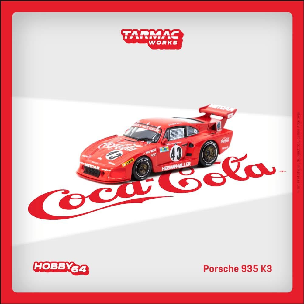 Tarmac Works Coca Cola Porsche 935 K3