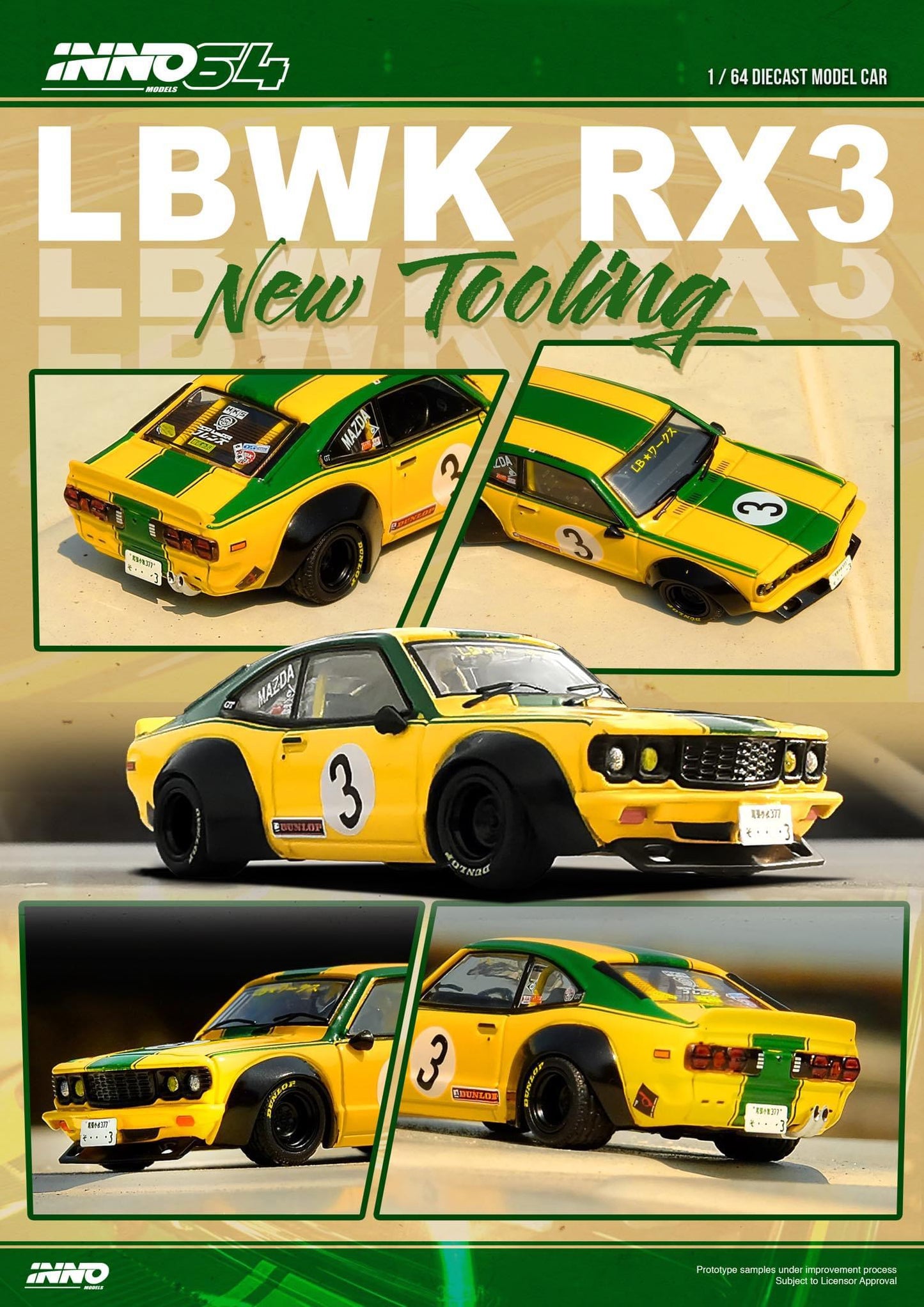 Inno64 Mazda RX3 Savanna LBWK